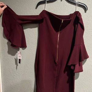 Off the shoulder dress